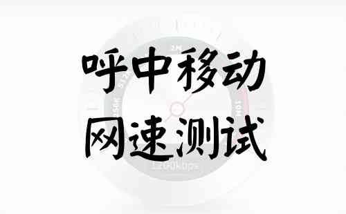 呼中移动网速测试