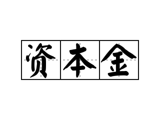 资本金 - 资本金的意思