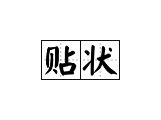 贴状 - 贴状的意思