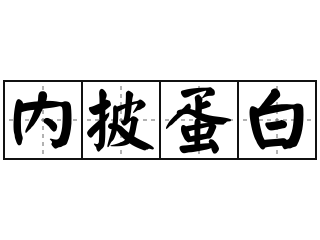 内披蛋白 - 内披蛋白的意思