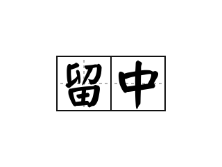 留中 - 留中的意思