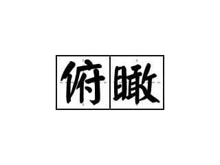 俯瞰 - 俯瞰的意思