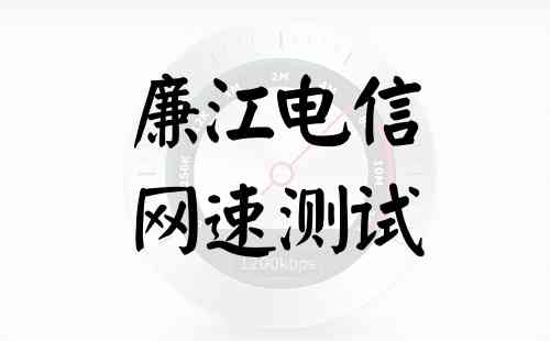 廉江电信网速测试