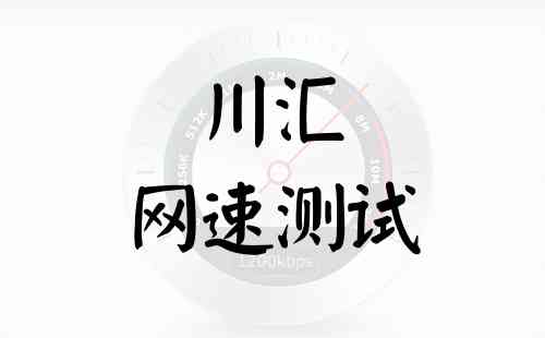 川汇网速测试