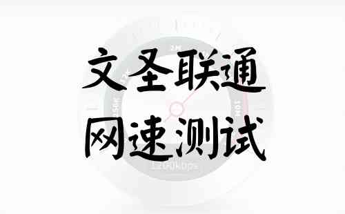 文圣联通网速测试